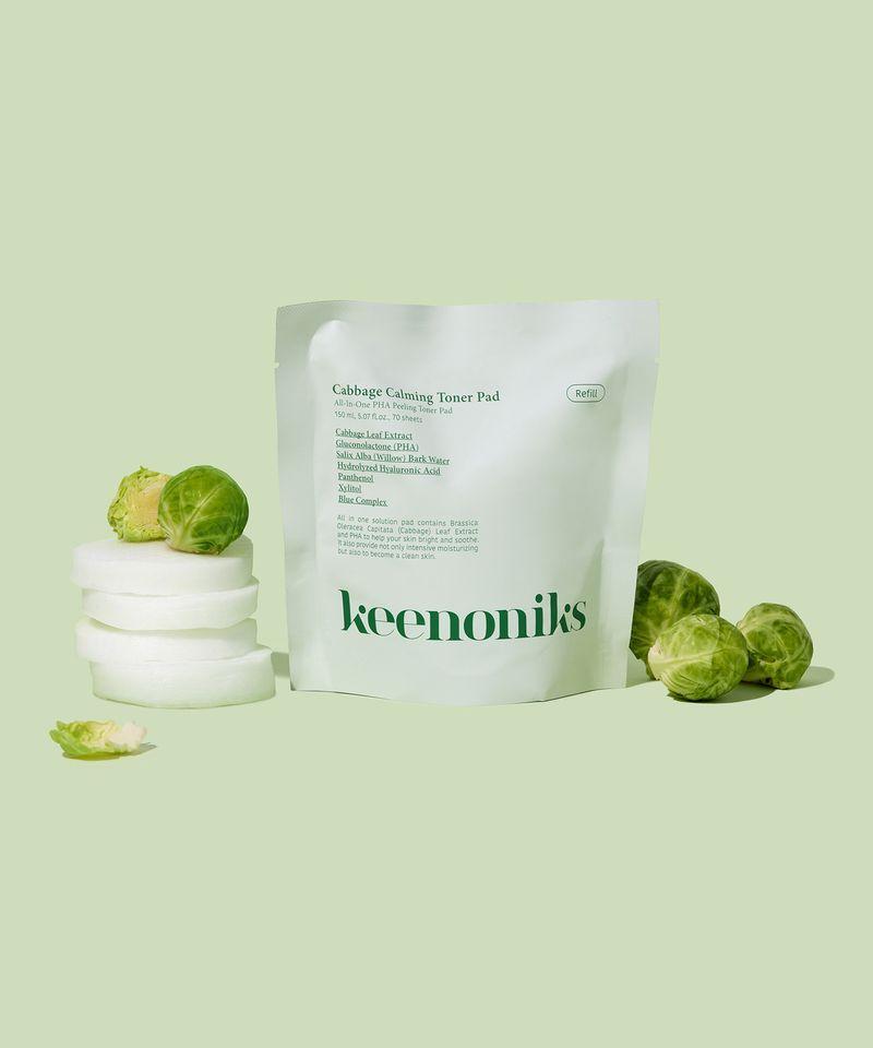 Cabbage Exfoliating Soothing Toner Pad Refill Pack (70 Pads)