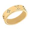 Mosaic Thin Brass Ring Men Jewelry Gold M1505M