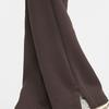 Nike Solid Color Logo Straight Leg Fleece Knit Sports Pants Women bottoms Brown DQ5616-237