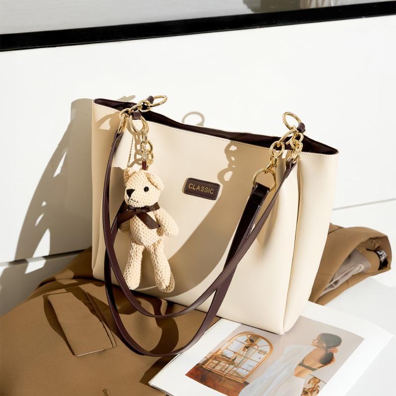 Tote Bag New Women's Bag Leather High-end Sense Large Capacity Summer Niche Commuter Shoulder Bag Tide