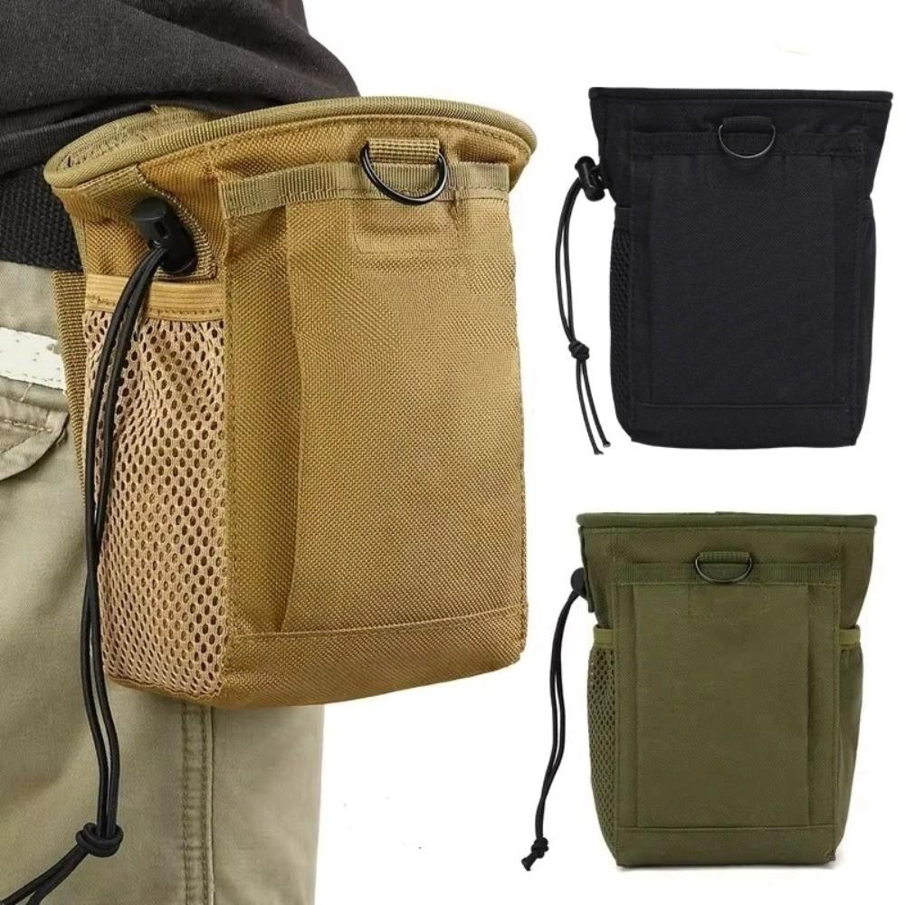 Oxford Drastring Waist Bag Durable Waist Fanny Pack Nylon Mobile Phone Pouch Outdoor Activities
