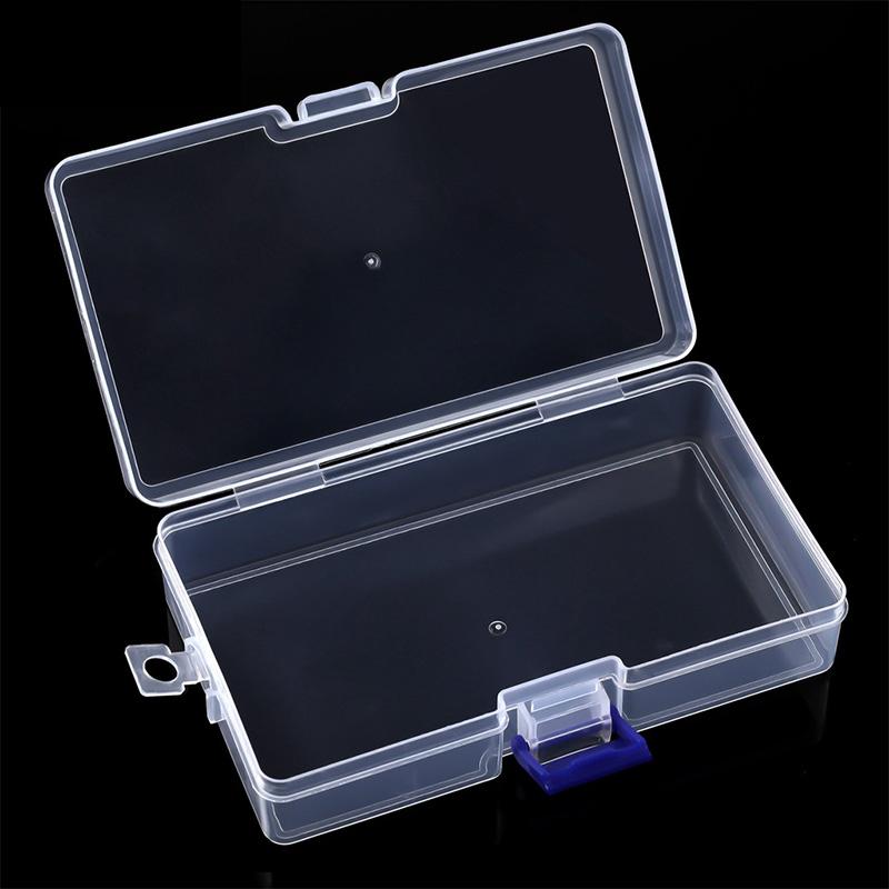 1Pc Square Translucent Box Durable Strong Storage Box Packing Plastic Boxes Waterproof Multifunctional Dustproof Storage Case