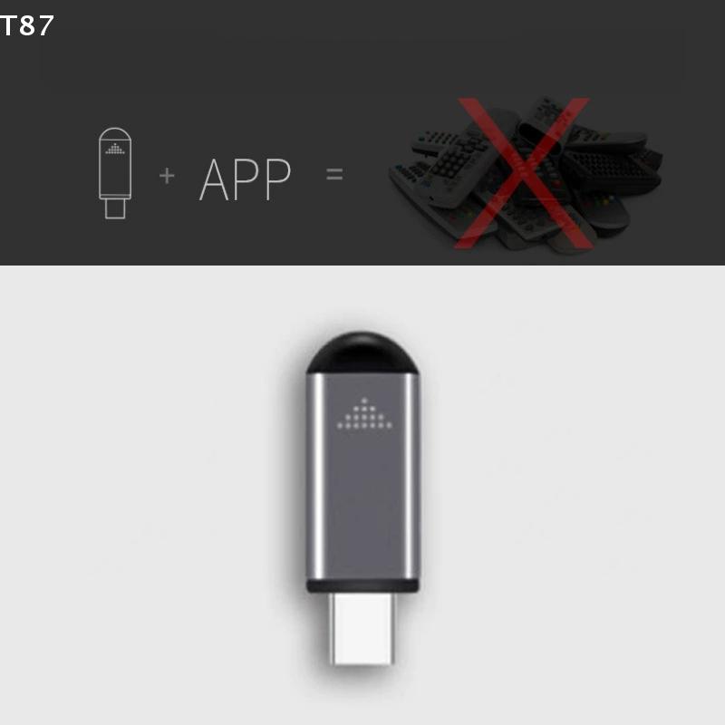 Typ-C-Handy-IR-Blaster Intelligenter Infrarotsender Universeller Fernbedienungsadapter für TV-Klimaanlage