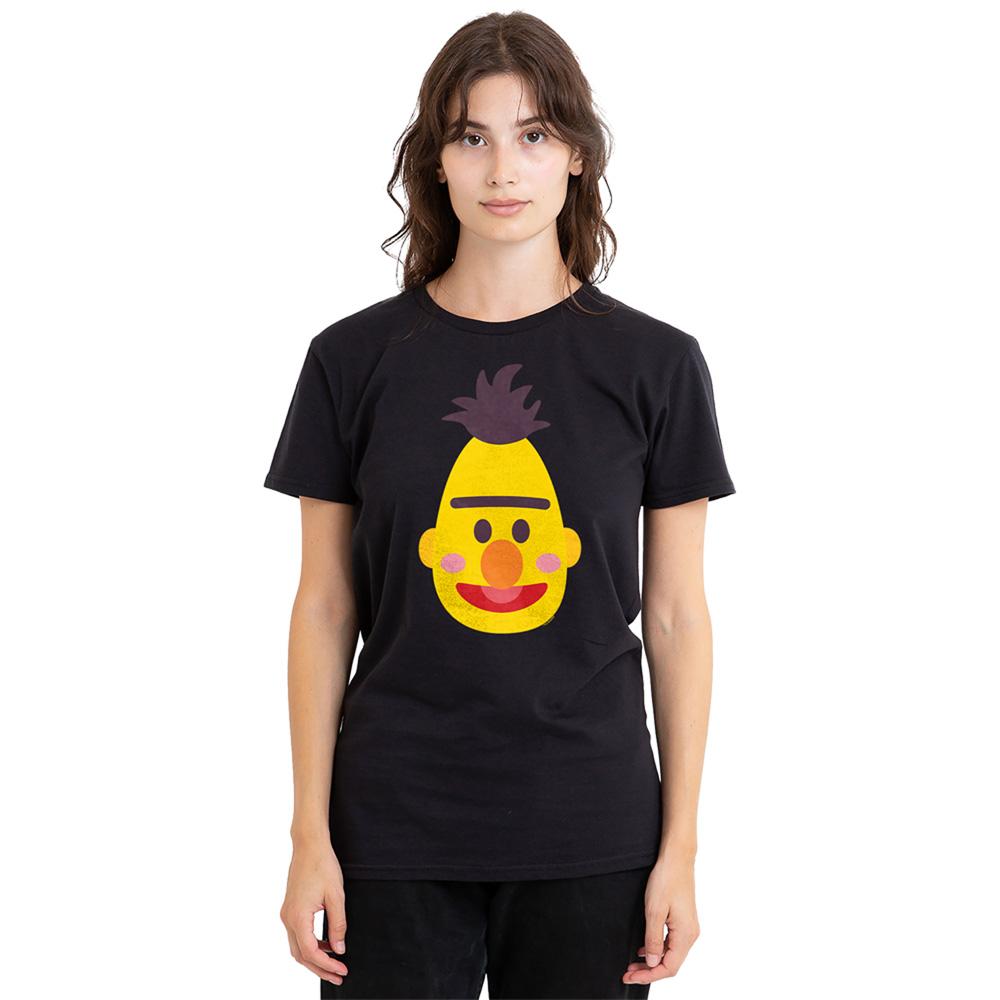 Sesame Street Womens/Ladies Bert Kawaii Face T-Shirt