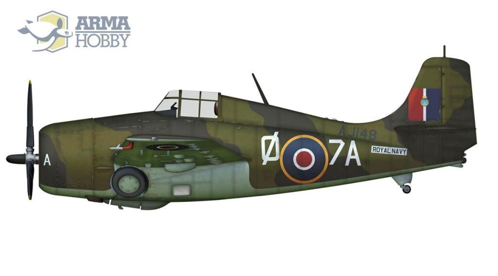 ARMA HOBBY 1/72 F4F-4 Wildcat Operation Torch Plastic Model Kit ADL70065