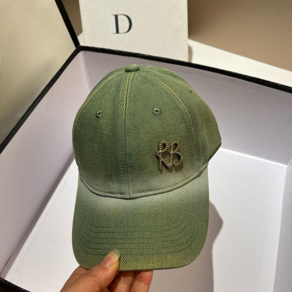 Luxury Metal Letter RB Baseball Cap Men Women Fashion Snapback Hip Hop Caps Adjustable Bone Dad Hat Outdoor Visor Sun Hats