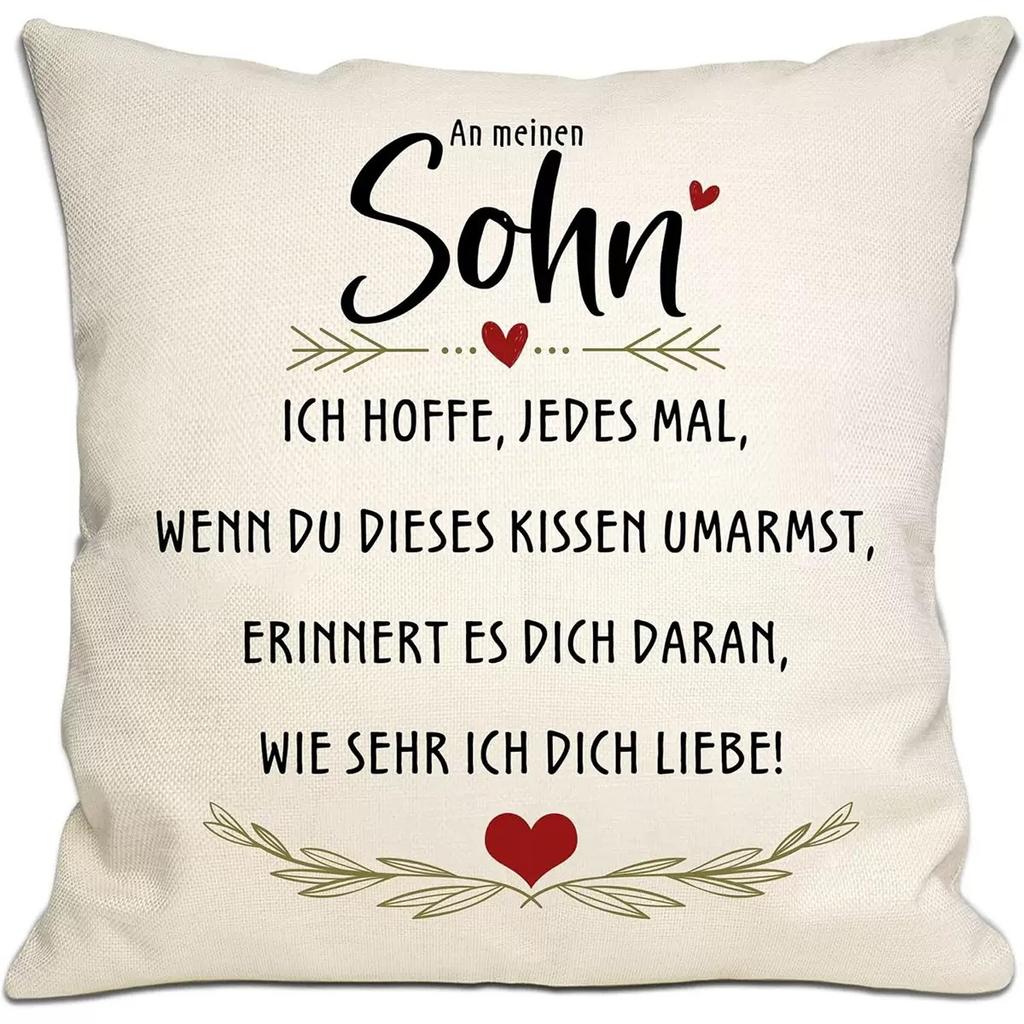 New Pillowcases for Family Sentiment for Mother's Day Valentine's Day Linen