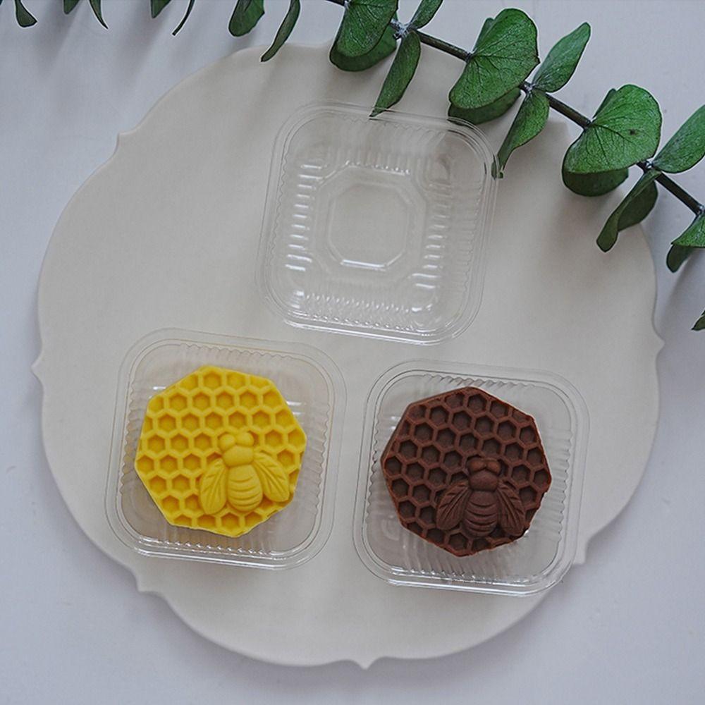 Honeycomb Shape Pastry Mold Hand Press Mung Bean Cake Mold Honeycomb Moon Cake Mold  Kitchen Baking
