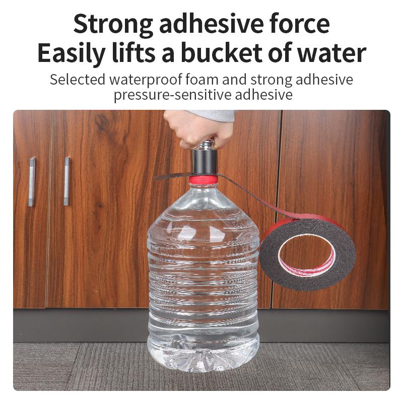 Foam Paper Tape EVA Sponge Double Sided Adhesive Wall Fixing Strong Adhesive Thickening Foam Adhesive for Students Office