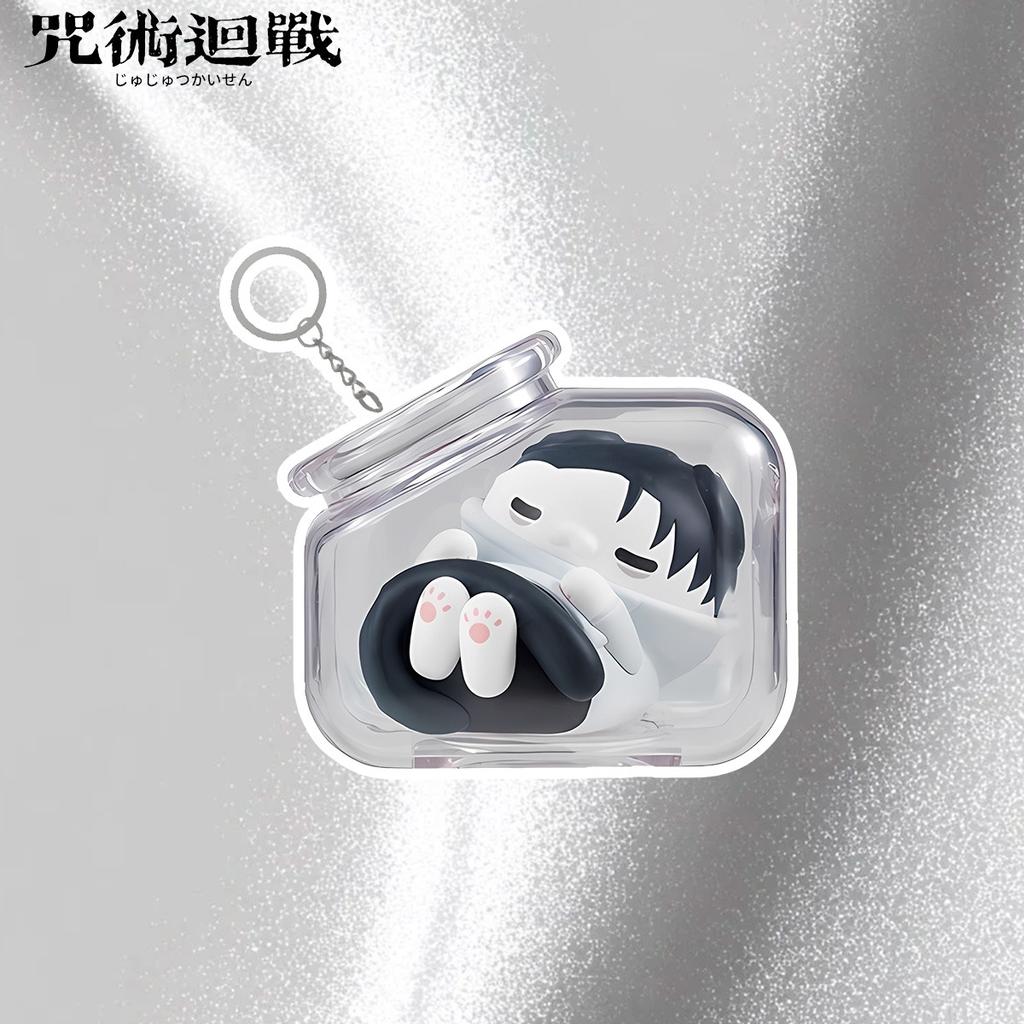 Jujutsu Kaisen Gojo Satoru Yuji Itadori Keychain Bottle Cat Series Anime Merchandise Gift Toy Accessories Figure Pendant