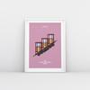 Wes Anderson Klassisches Filmcover Poster The Grand Budapest Film Leinwandgemälde Druck Minimalistische Wand-Wohndekoration Weihnachtsgeschenke