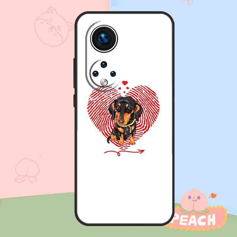 Dogs Dachshund Cute Case For Honor Magic 5 6 7 8 Lite Honor 400 Pro 200 50 70 90 X8c X9a X9b X9c X9d Win RT Cover