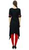 Phagun Angrakha Style Rayon Womens Tunic Kurta Pom-Pom Designer Kurti Top Indian
