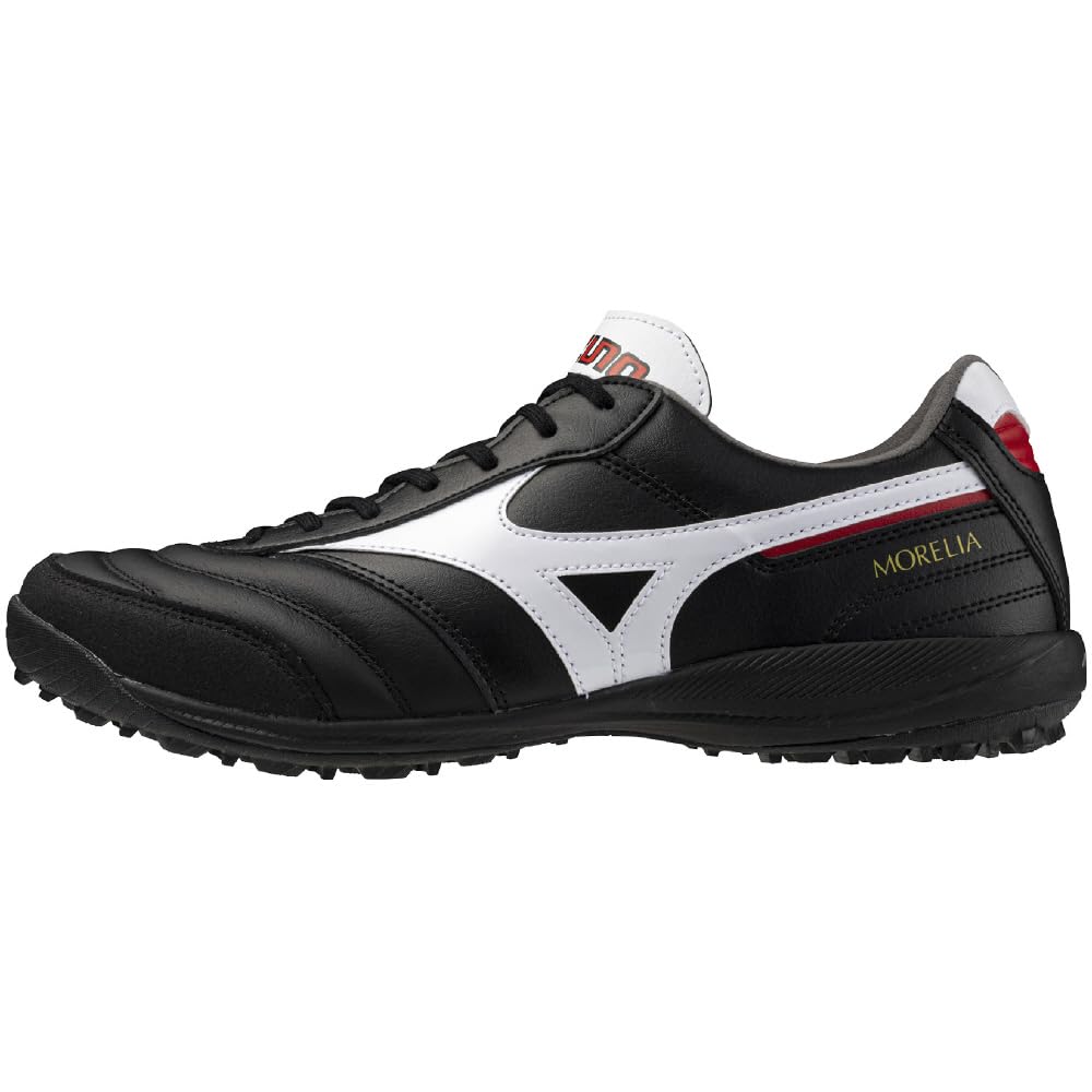 Mizuno Morelia SALA ELITE TF Futsal Club Artificial Black x Size 2E Shoes, Football, Soccer, Wide, Lightweight, Outdoor, Turf, White, 27.5 cm,