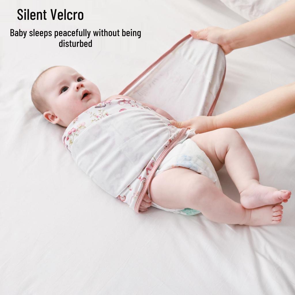 Anti-Startle Baby Swaddle Blanket, Summer Style, Pure Cotton Newborn Sleep Sack