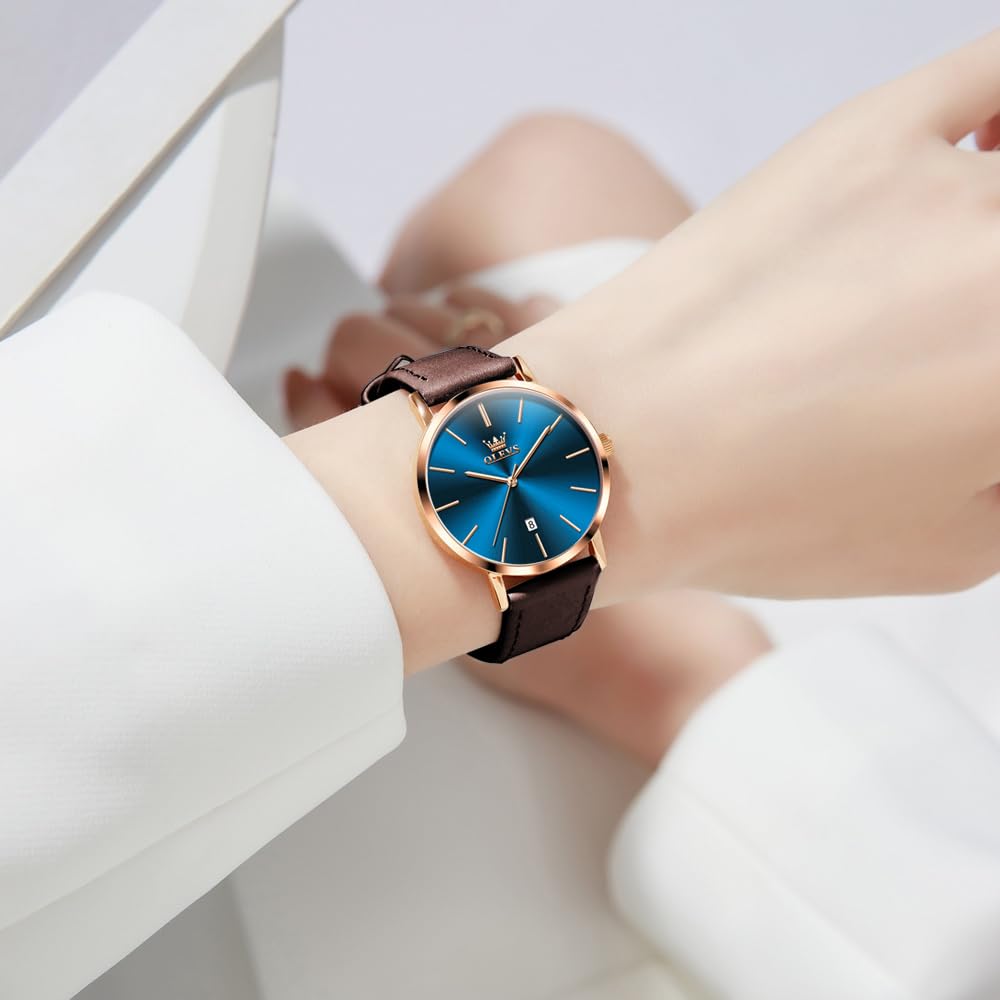 Stylish with a simple and Fashionable watch for ladies OLEVS women's wristwatch, waterproof, analog, easy-to-read dial. women, watch.