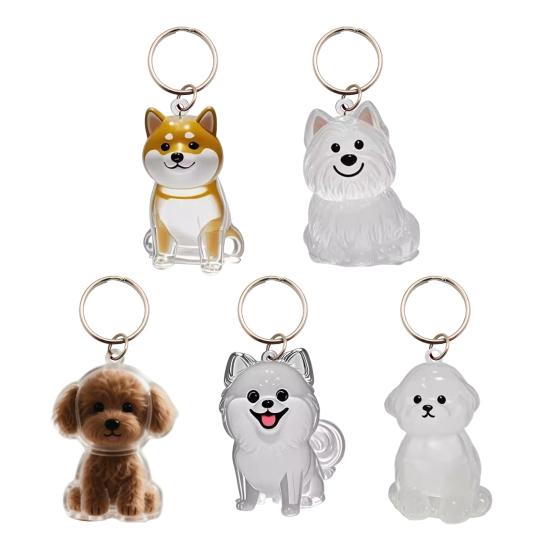 Keychain Style Key Collect Pet Hair Pet Holder Handbag Backpack Accessories