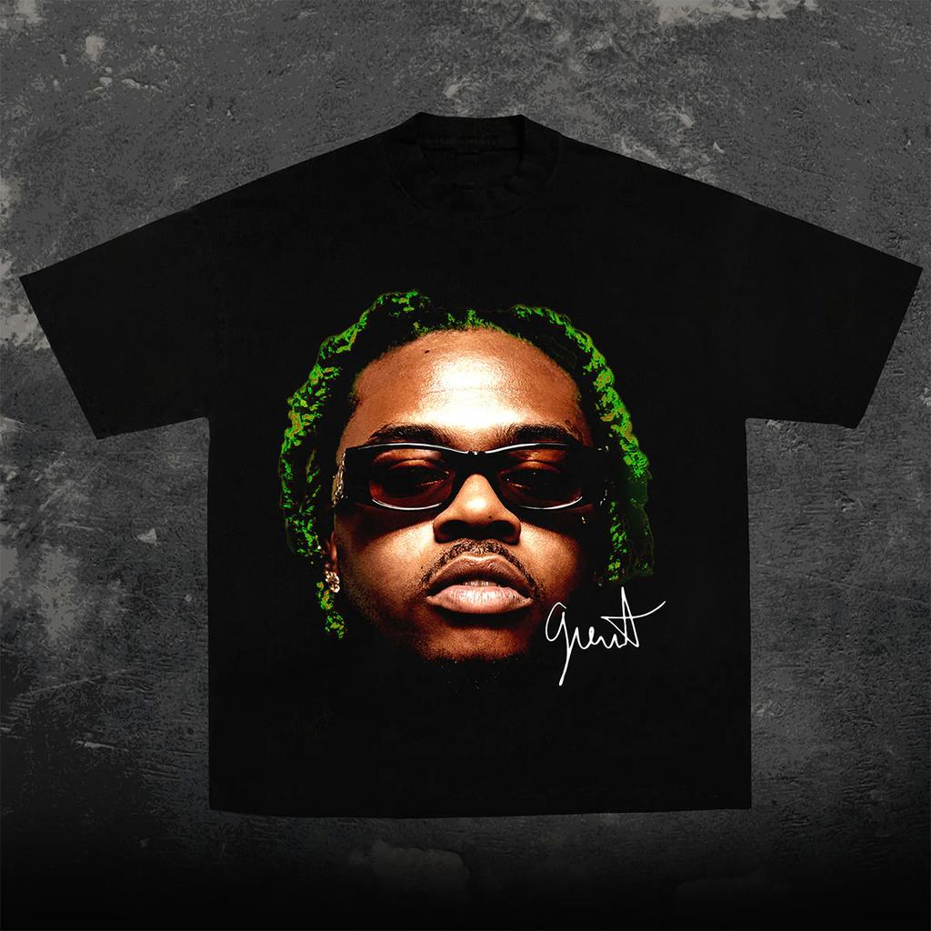 Gunna Superstar Big Face Music Art Hip Hop Style Summer Casual TShirt Unisexs and Womens Luxury Brand Top New