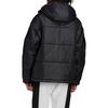 adidas Originals Trefoil Logo High Neck Sports Cotton Jacket Winter Men Jacket Black ED8795