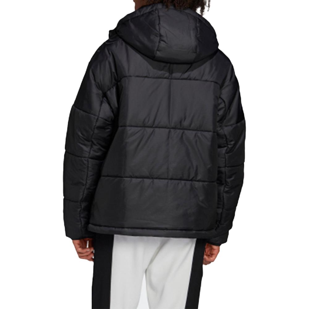 adidas Originals Trefoil Logo High Neck Sports Cotton Jacket Winter Men Jacket Black ED8795