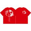Japanese Koi Fish Graphic T Shirts Unisex Unisex Fashion Vintage Short Sleeve Tshirts Summer Casual Loose Cotton Tshirt Streetwear