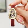 New Fashion Vintage Light Luxury Shaped Snake Head Women Quartz Watch for Christmas and Halloween Gifts