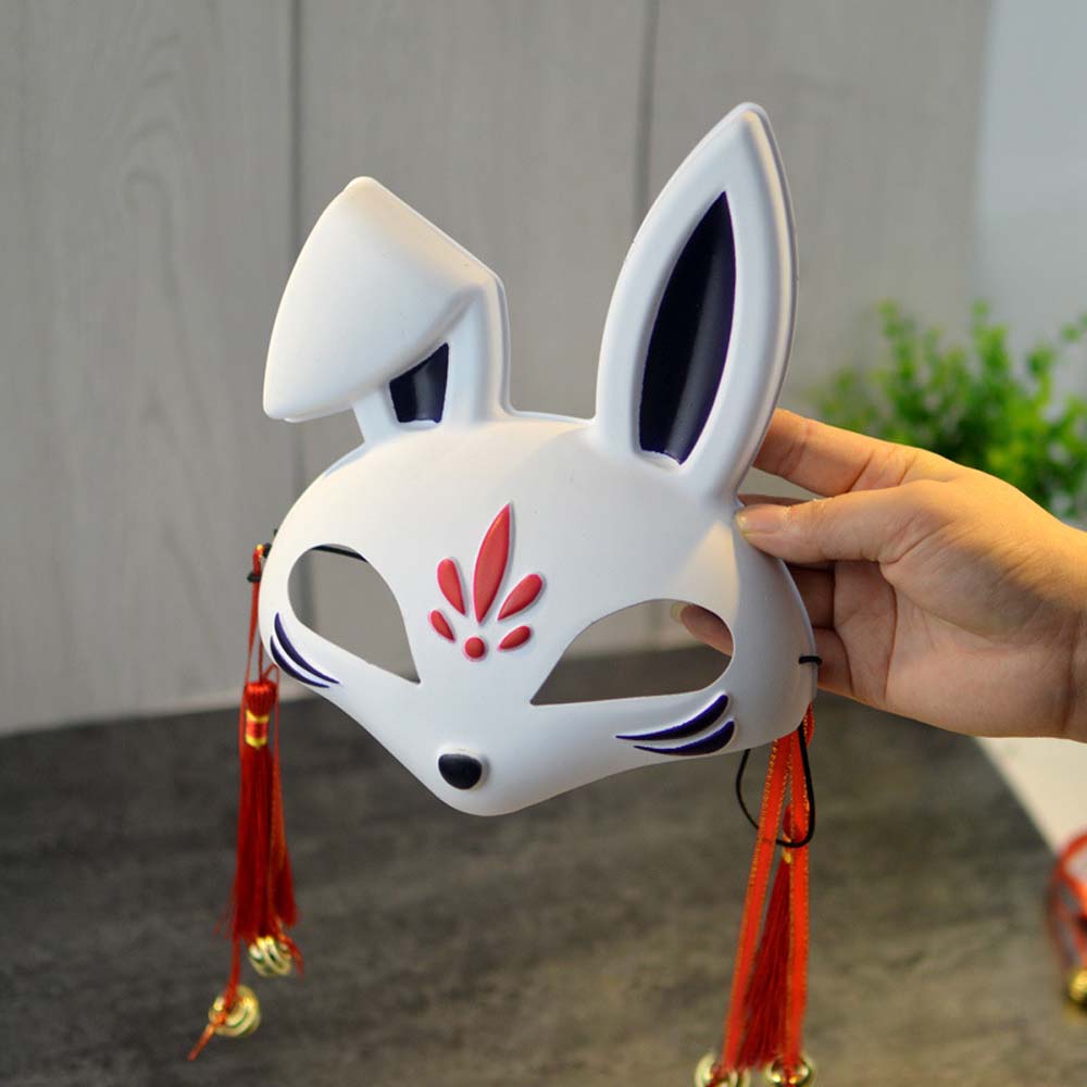 Japanese Anime Full Face Rabbit Headwear Rabbit Mask Party Mask Props Party Props Cosplay Mask