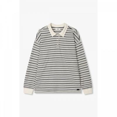 Stripe Cotton Polo Shirt 9176122977ct