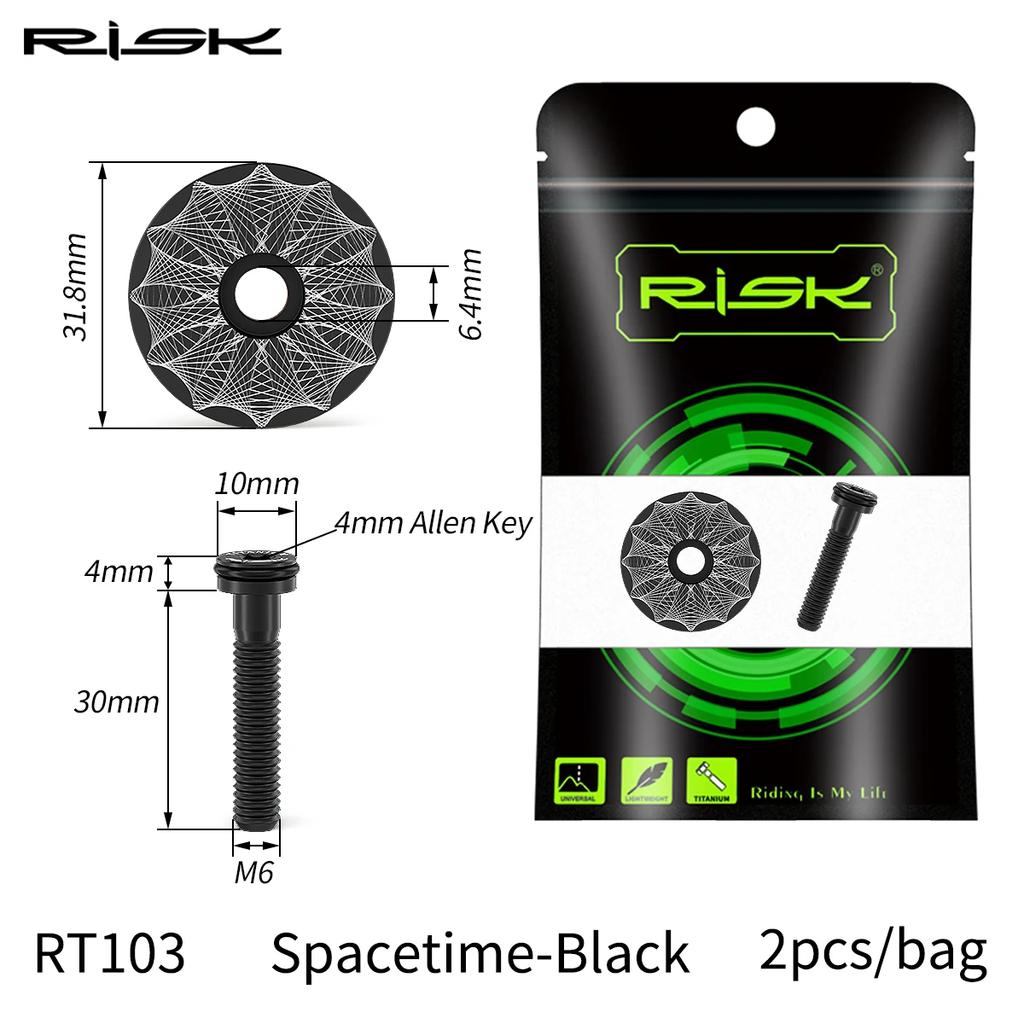 Mountain Bike Headset Cover Titanium Alloy 28.6mm Compatible for Road Mountain Bikes Lightweight Durable woohoo