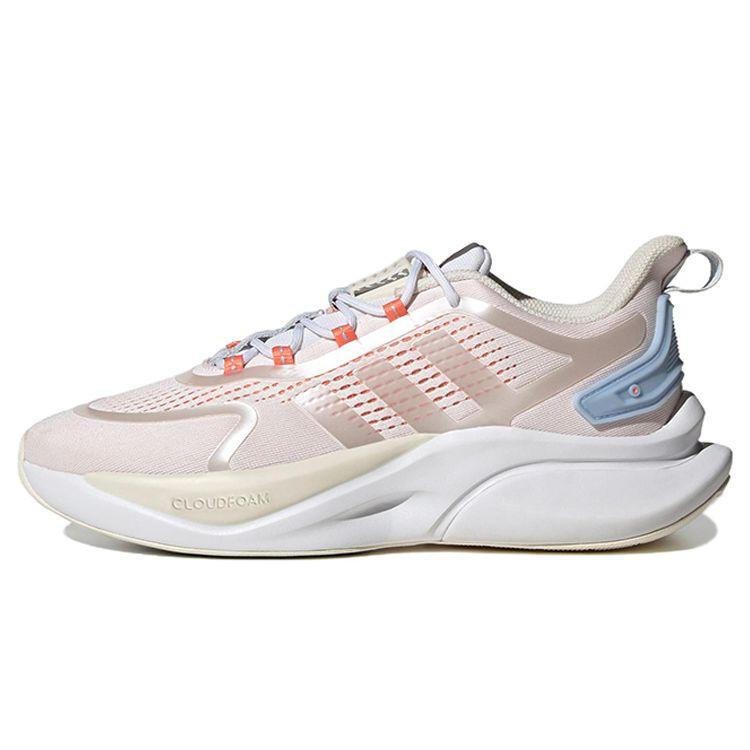 

Adidas Alphabounce+ Round Toe Lace-Up Slip-Resistant Durable Low-Top Running Shoes Unisex Running Shoes Pink Blue IG3074 43⅓