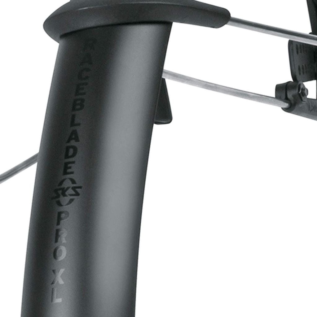 SKS Race Blade Pro XL Front and Rear Mudguards/Fenders Set for Road and Cross Bikes, 11431, Black Matte