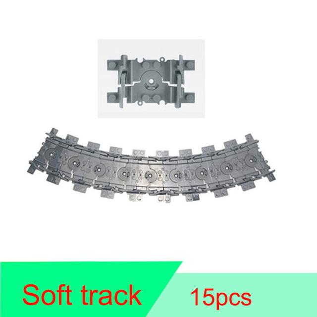 City Train Buffer Strar Stop Parts Train Station Building Blocks MOC Technical Creative Bridge Leduo Assembles Particles Toys