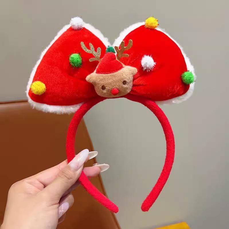 Serre-tête à bois de Noël pour enfants - Accessoire festif pour les fêtes