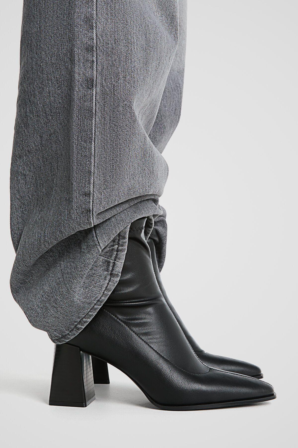 

Women Modern Stylish Fashion High Heel Stretch Boots 36