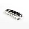 Autoschlüsselhülle Rhodium Silber Fernbedienung Schutzhülle für Porsche Panamera Macan Cayenne 911 718 Taycan Boxster Cayman