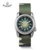 BODERRY Men's Field Watches Titanium Automatic For TMI Top Brand Dive Wristwatch 100M Waterproof Clock Military Watch for Men