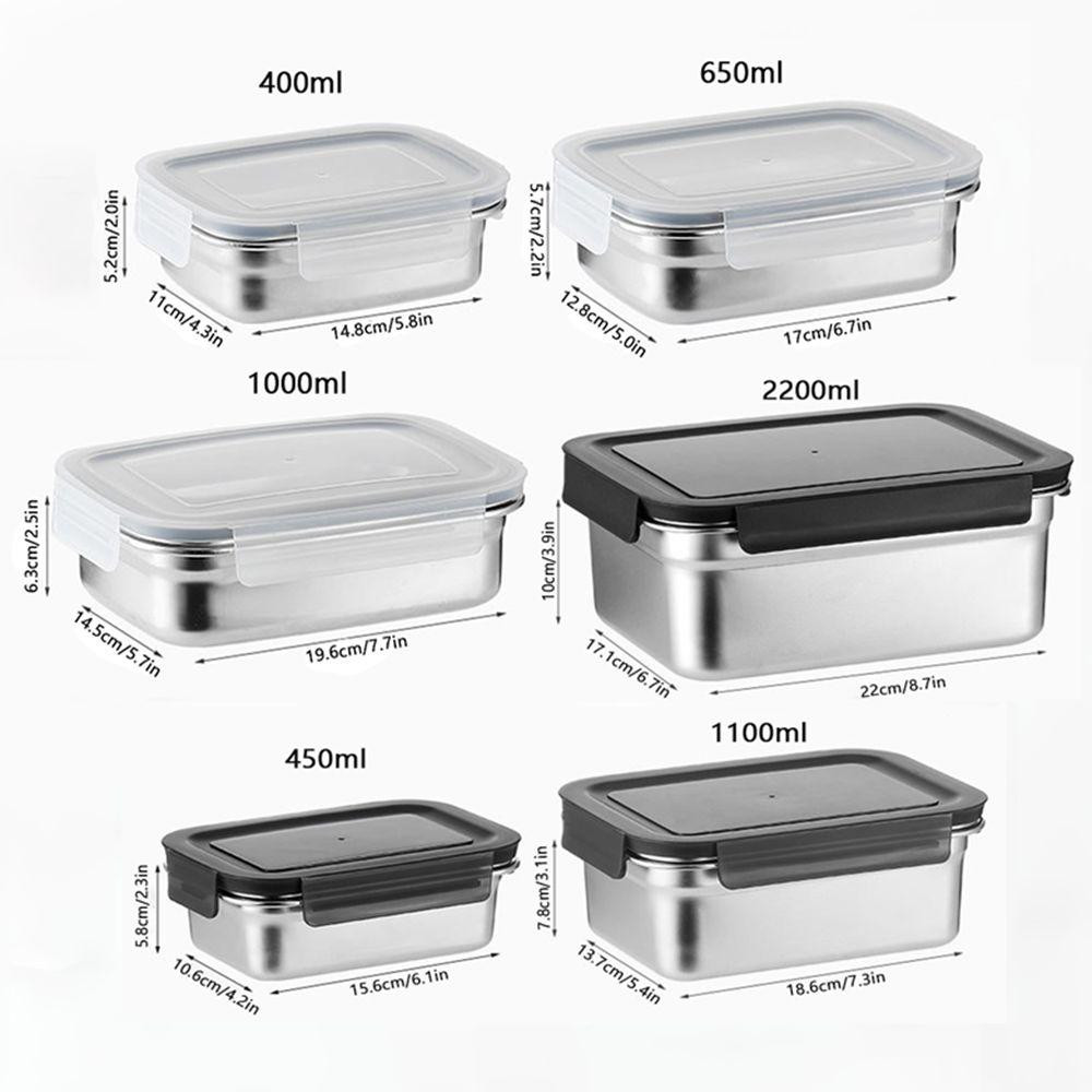 Food Grade Food Storage Containers Portable Food Box Seal Crisper Lnsulated Lunch Box School