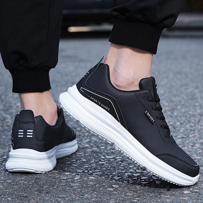 39-48 Spring/autumn Men's Shoes Men's Sports and Leisure Student Shoes Running Lightweight Black Men's Shoes
