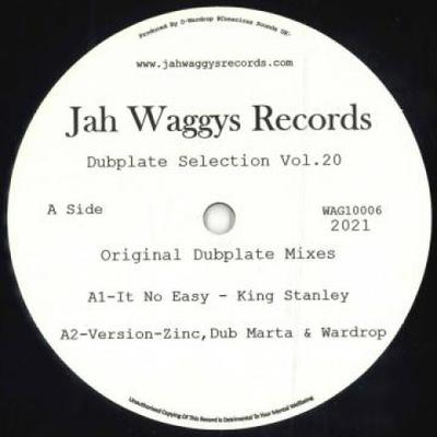 10inch Record KING STANLEY / I DAVID - It No Easy; Version / Melodica Dubp WAG10006 Jah Waggy's 2021 UK Reggae, Ska & Dub