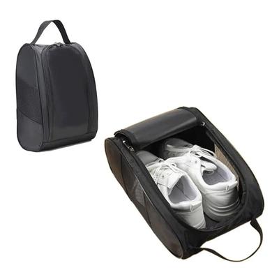 Portable Hand-Held Shoe Carrier Bag Lightweight with Zipper Shoe Storage Bag Oxford Cloth Multifunction Golf Shoe Bag