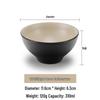Large Frosted Melamine Ramen Bowl - Japanese-Style Restaurant Noodle Bowl for Mala Tang, Luosifen, Soup, and Rice Noodles