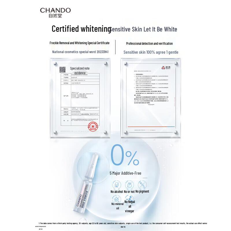 CHANDO Niacinamide Brightening Ampoule Mask