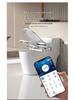 Smart Heated Toilet Seat Cover with Automatic Flip-Up and Foam Shield