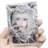 Electroplating Photocard Holder Personalized Kpop Star Card Protection Cover Y2K Idol 3 Inch Cards Sleeves Supplies