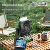 Portable Rechargeable USB Fan with Light for Camping, Outdoor Activities, and Fishing