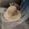 Internet Celebrity Hat Lady Big Eaves Burr Breathable Straw Hat Summer Sunshade Sunscreen Bucket Hat Beach Hat