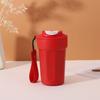 with Lid Eight-Angle Coffee Cup Stainless Steel Sports Cup Vacuum Insulated Cup  for Home Work