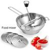 Mulino per fango di patate Struttura stabile Rotazione a 360 gradi Design ergonomico Rotante con manico lungo Macinazione Acciaio inossidabile Risparmio di manodopera Cibo anti-crepa