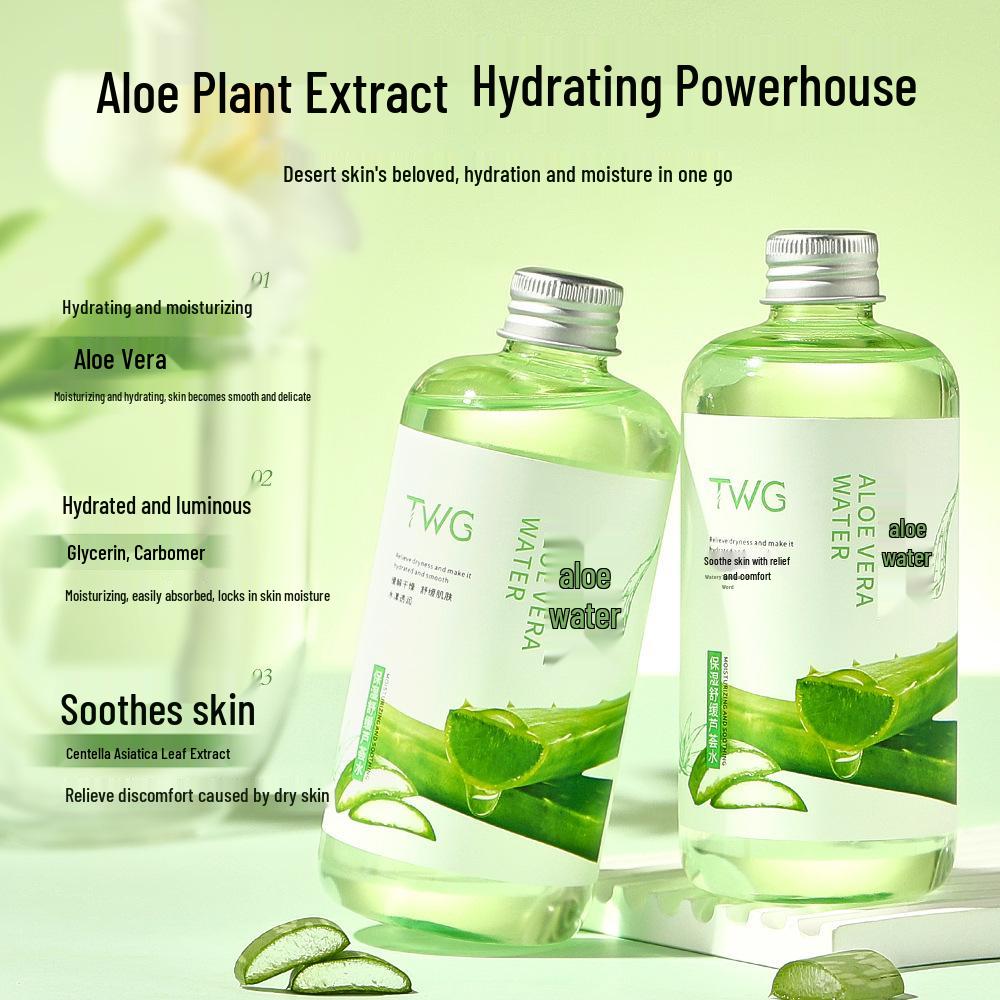 TWG Hydrating Aloe Vera Face Cream - Moisturizing and Soothing Formula with Large Capacity