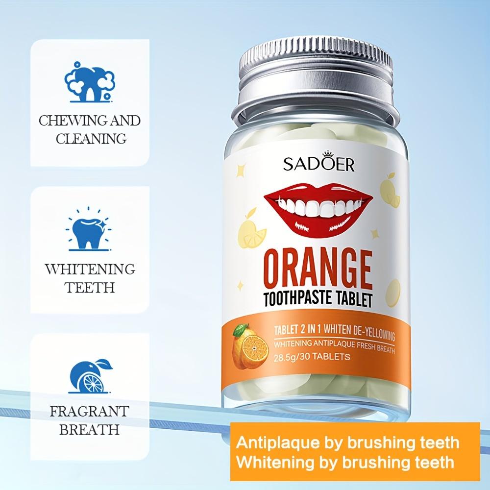 Orange Flavored Toothpaste Tablets 28.5g